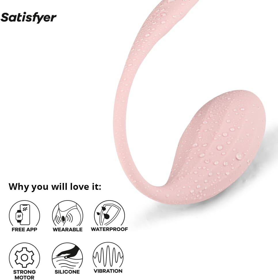 Satisfyer Ribbed Petal Connect App rose