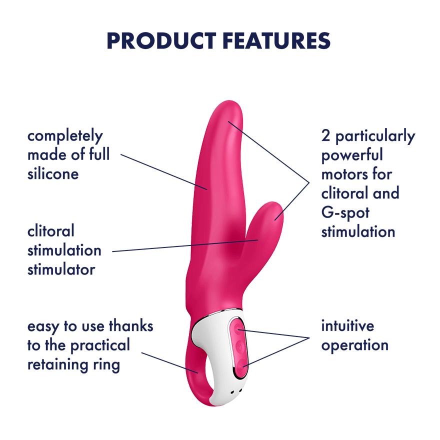 Satisfyer Vibes Mr.Rabbit Red