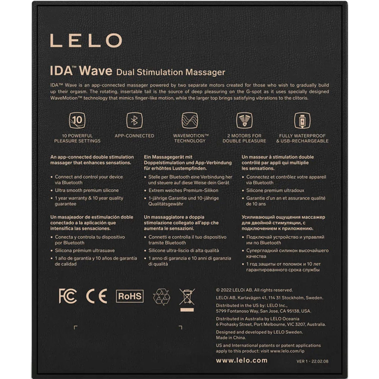 Lelo Ida Wave Black